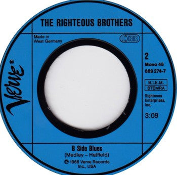The Righteous Brothers : Soul & Inspiration (7", Single, Mono, RE)