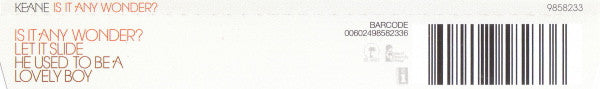 Keane : Is It Any Wonder? (CD, Single)