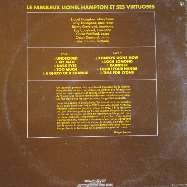 Lionel Hampton : Too  Much (LP, Comp, RE)