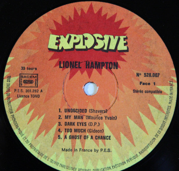 Lionel Hampton : Too  Much (LP, Comp, RE)