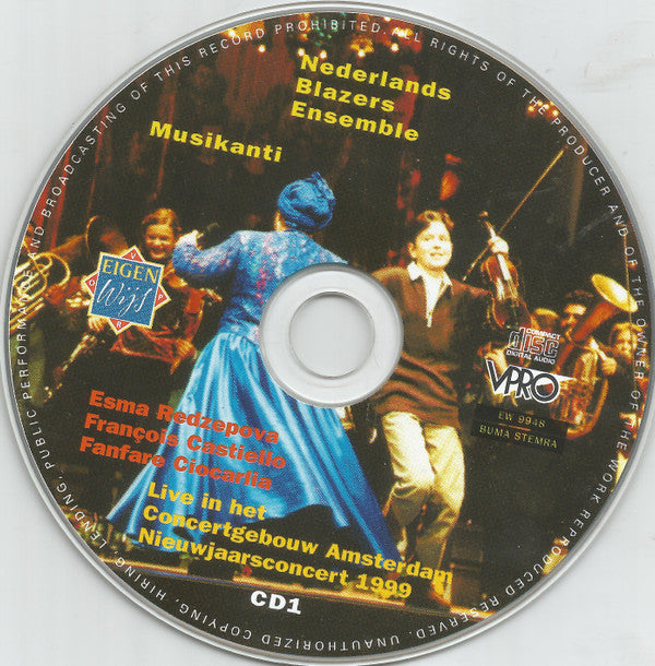 Nederlands Blazers Ensemble : Musikanti (CD, Album + CD, Mini)