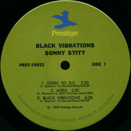 Sonny Stitt : Black Vibrations (LP, Album)