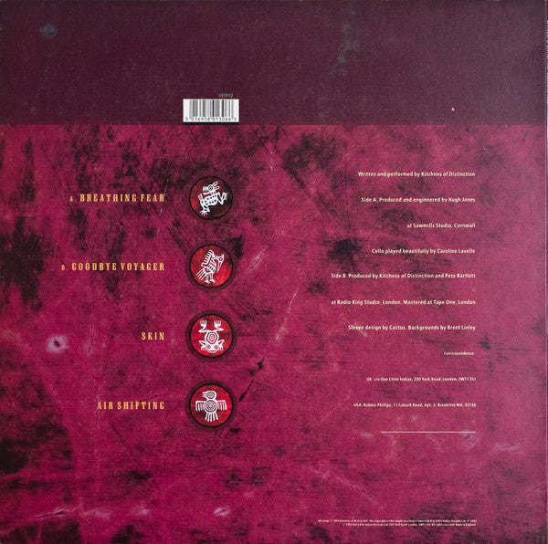 Kitchens Of Distinction : Breathing Fear (12", Single)