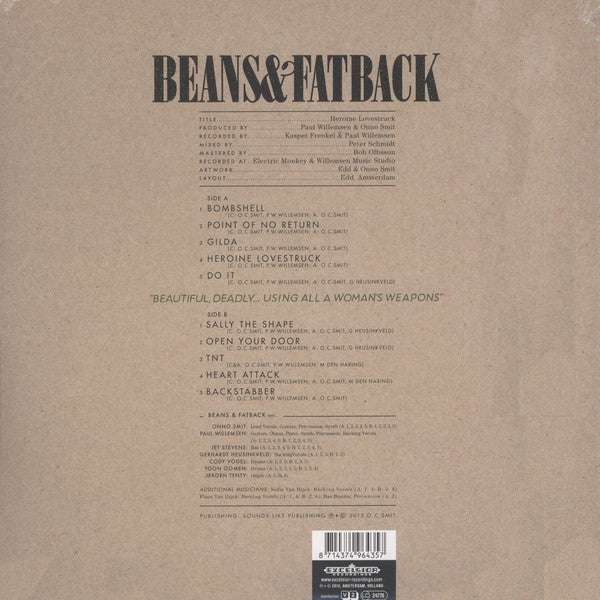 Beans & Fatback : Heroine Lovestruck (LP, Album, Whi + CD, Album, Promo)
