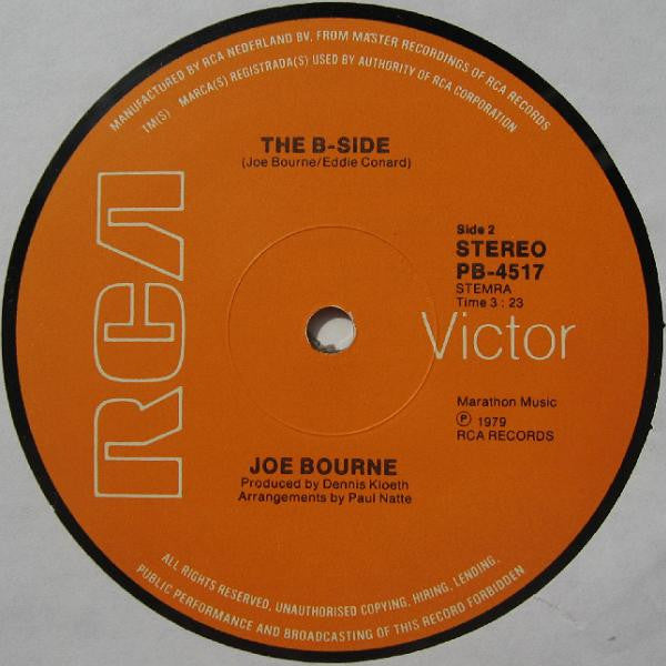 Joe Bourne : Is You Is, Or Is You Ain't My Baby (12")