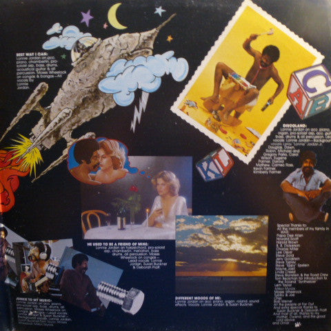 Lonnie Jordan : Different Moods Of Me (LP, Album, Gat)
