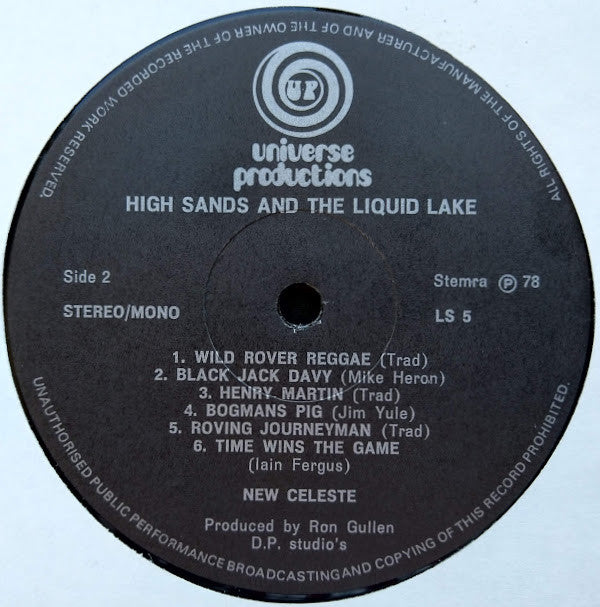 New Celeste : High Sands And The Liquid Lake (LP)