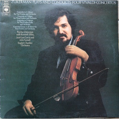 Pinchas Zukerman : Zukerman Plays And Conducts Four Vivaldi Concertos (LP)