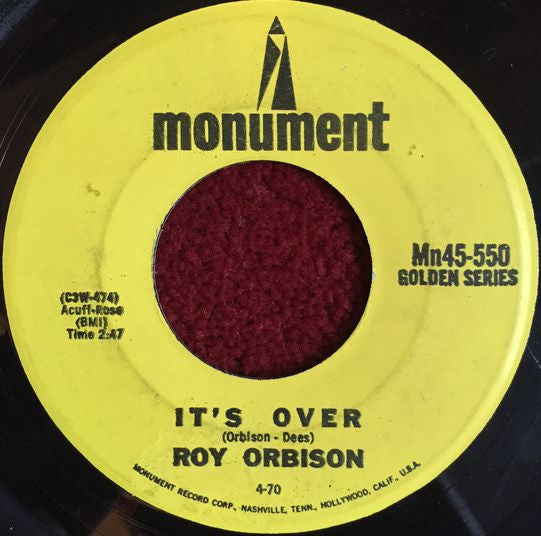 Roy Orbison & The Candy Men : Oh, Pretty Woman / It's Over (7", Single)