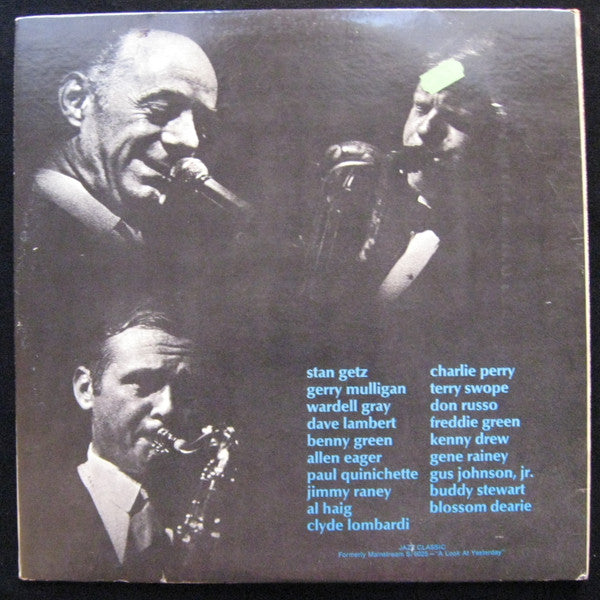 Stan Getz, Gerry Mulligan, Wardell Gray, Dave Lambert (3), Bennie Green, Allen Eager : Yesterday (LP, Comp, Gat)