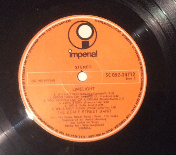 The Beale Street Band : Limelight (LP)