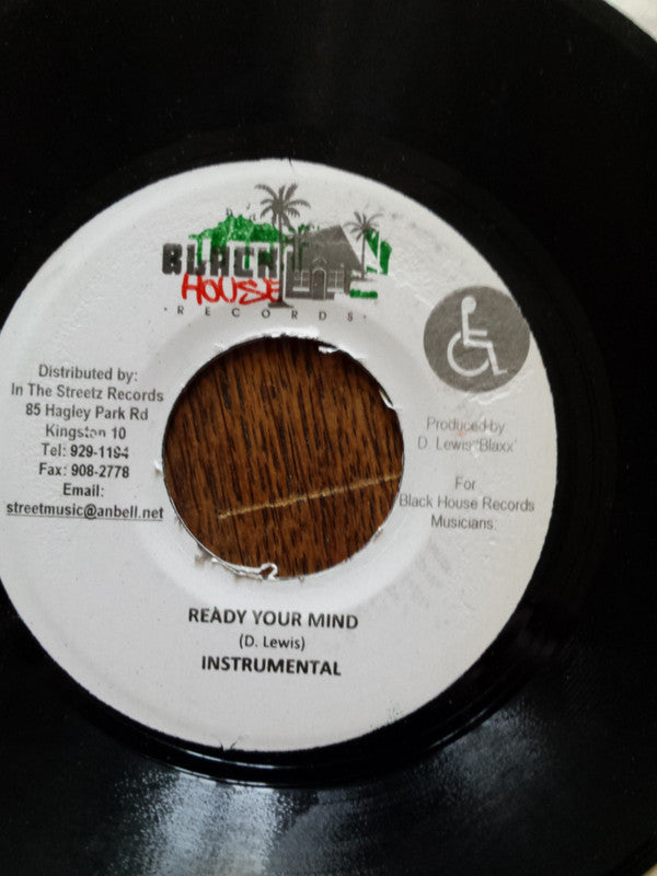 Natural Black : Ready Your Mind (7", Single)