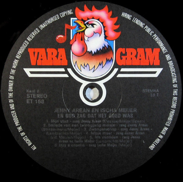 Jenny Arean, Ischa Meijer : En God Zag Dat Het Goed Was (LP)