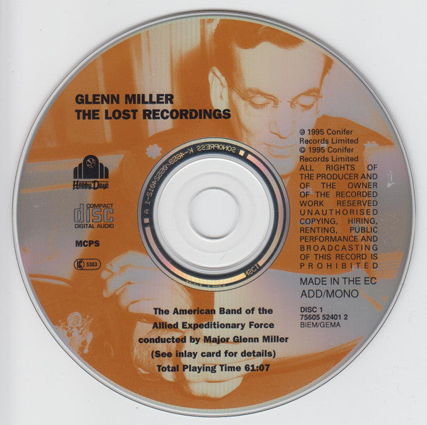 Glenn Miller : The Lost Recordings (2xCD, Comp, RM)