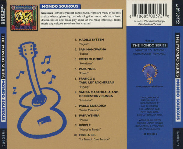 Various : Mondo Soukous (CD, Comp)