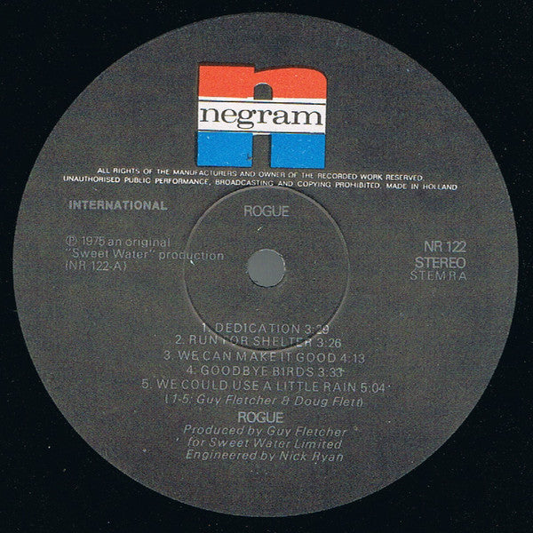 Rogue (4) : Rogue (LP, Album)