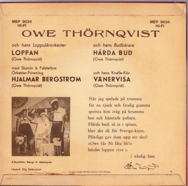 Owe Thörnqvist : Loppan (7", EP)