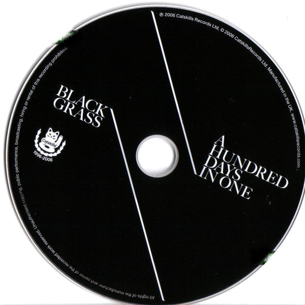 Black Grass : A Hundred Days In One (CD, Album)
