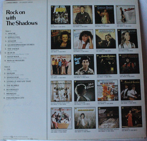 The Shadows : Rock On With The Shadows (LP, Comp, RE)