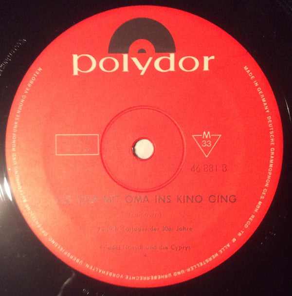 Friedel Hensch Und Die Cyprys : Als Opa Mit Oma Ins Kino Ging. 44 Tonfilmschlager Der 30er Jahre. (LP, Album)