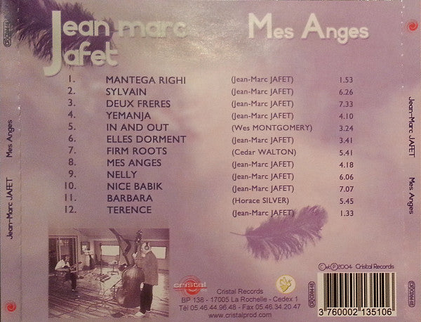 Jean-Marc Jafet : Mes Anges (CD, Album)