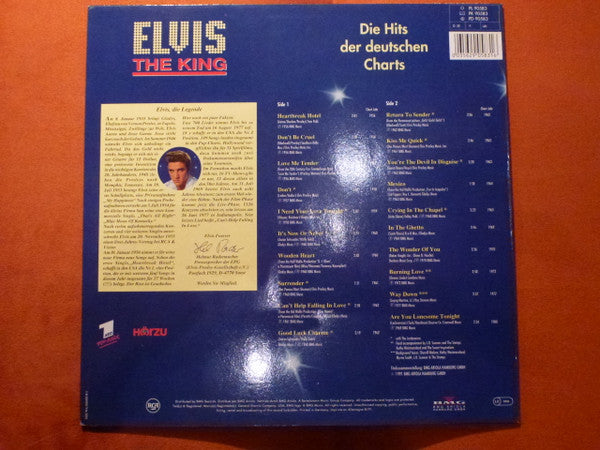 Elvis Presley : Elvis-The King (Die Hits Der Deutschen Charts) (LP, Comp)