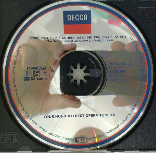 Various : Your Hundred Best Opera Tunes II (CD, Comp)