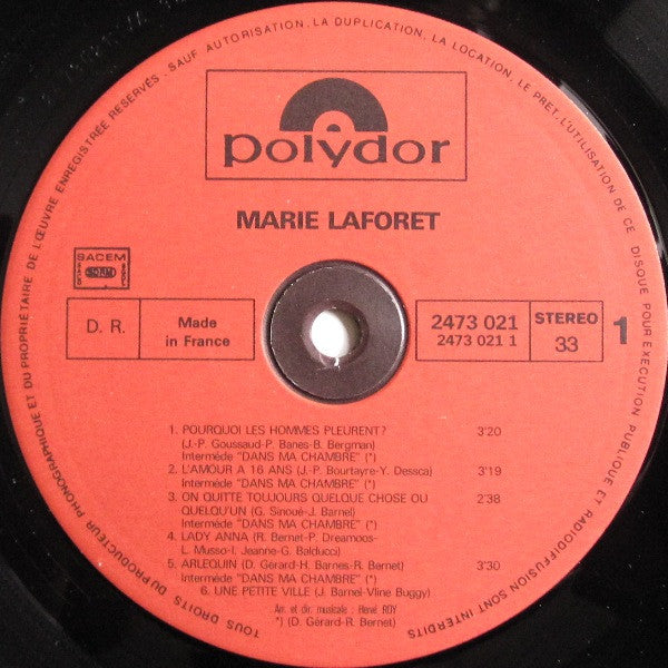 Marie Laforêt : Marie Laforet (LP, Album, RE, Gat)