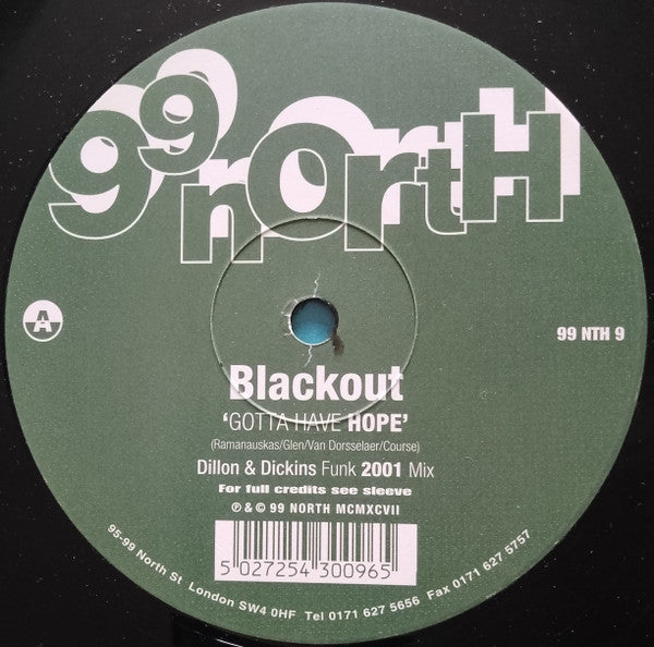 Blackout : Gotta Have Hope (12", Single)