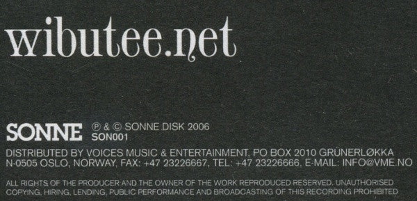 Wibutee : Sweet Mental (CD, Album)