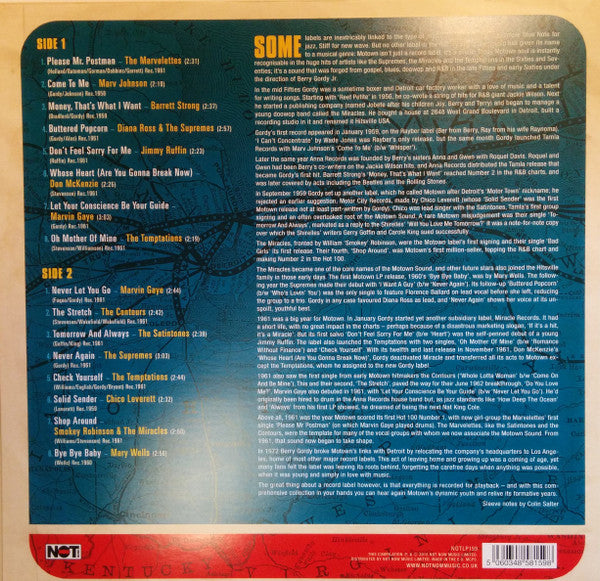 Various : The Sound Of Detroit (Original Gems From The Motown Vaults)  (LP, Comp)