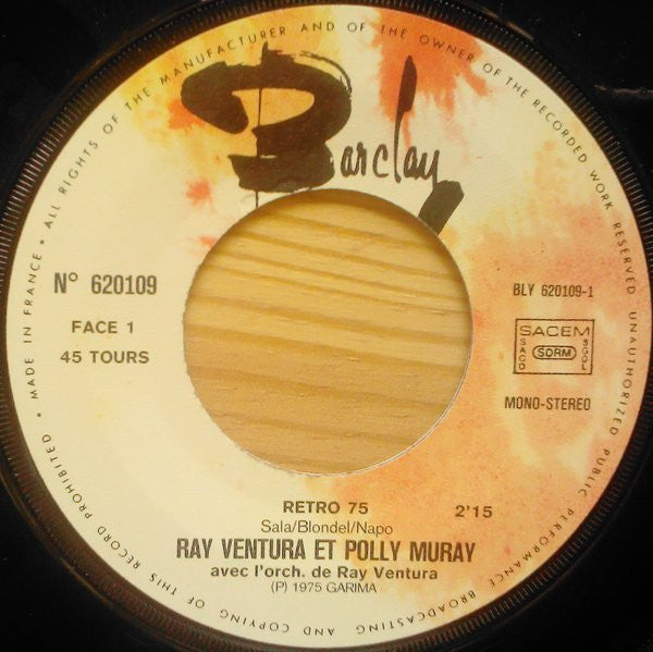 Ray Ventura Présente Polly Muray : Retro 75 / Lui (7", Single)