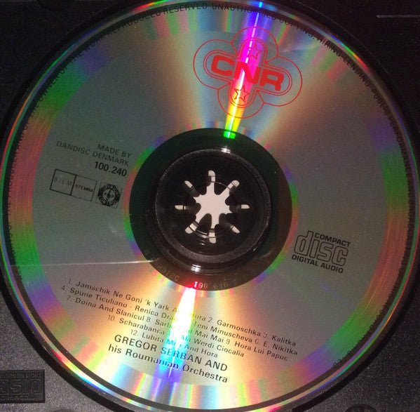 Gregor Serban Orchestra : Gregor Serban And His Roumanian Orchestra (CD, Album, RE)