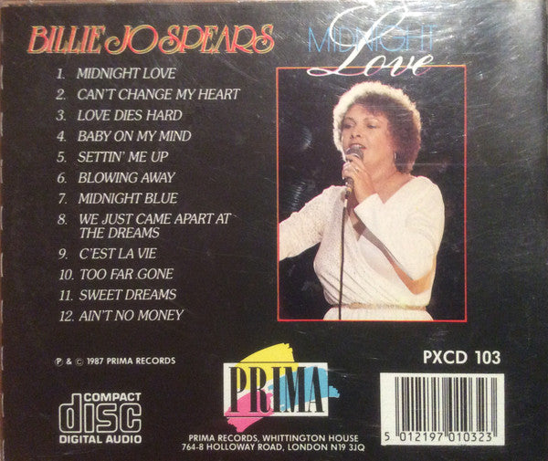Billie Jo Spears : Midnight Love (CD, Album)