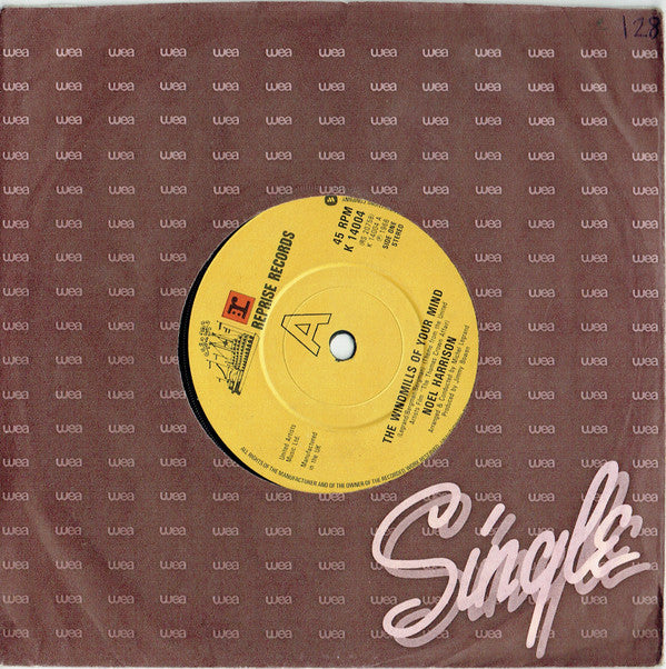 Noel Harrison : The Windmills Of Your Mind (7", RE)