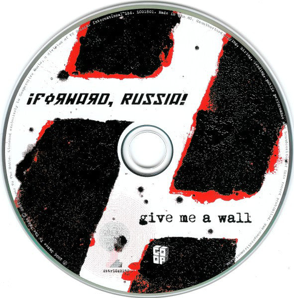 ¡Forward, Russia! : Give Me A Wall (CD, Album)