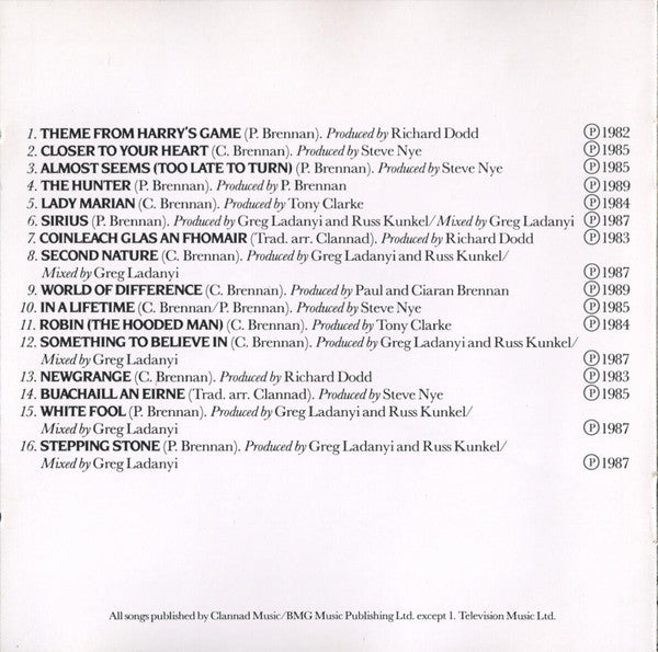 Clannad : Pastpresent (CD, Comp)