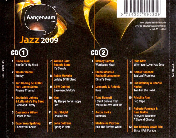 Various : Aangenaam... Jazz 2009 (2xCD, Comp, Promo, Smplr)