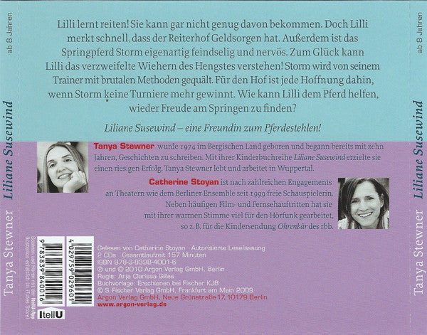 Tanya Stewner, Catherine Stoyan : Liliane Susewind - So Springt Man Nicht Mit Pferden Um (2xCD)