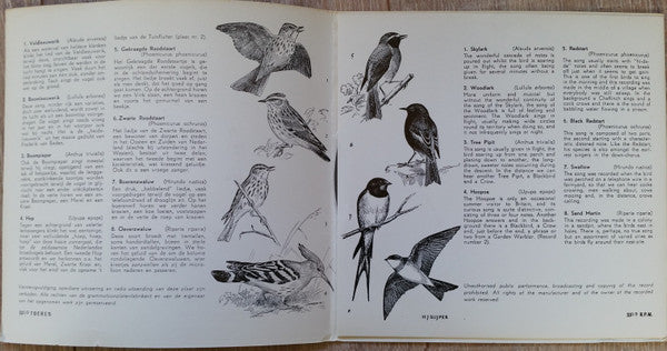 Hans A. Traber : Listen The Birds 5 = Hoor De Vogels 5 (7")
