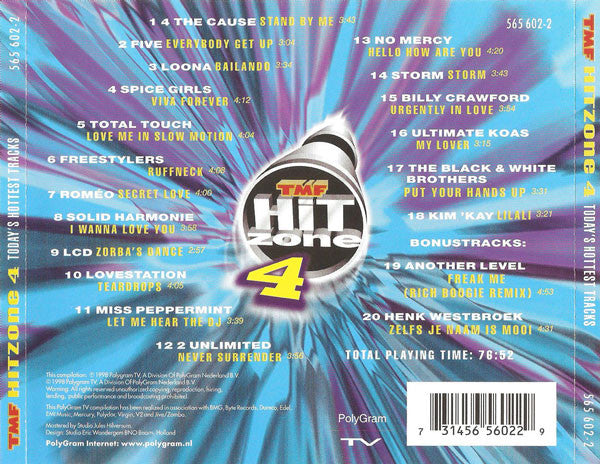 Various : TMF Hitzone 4 (CD, Comp)