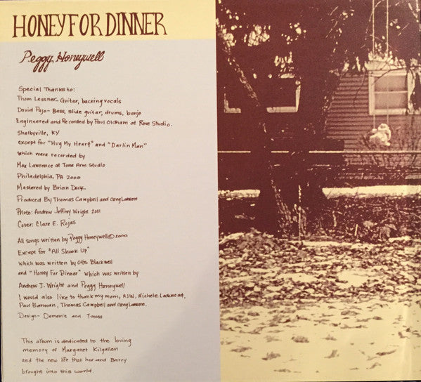 Peggy Honeywell : Honey For Dinner (CD, Album, Dig)