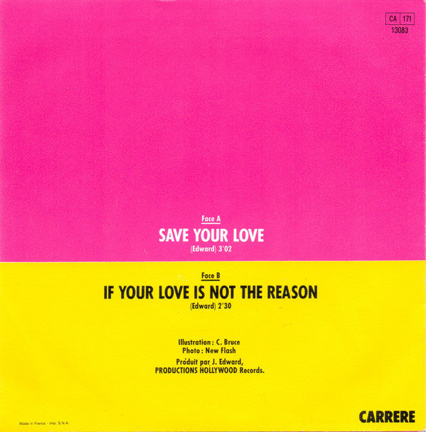 Renée & Renato : Save Your Love (7", Single)