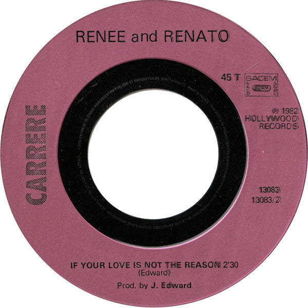 Renée & Renato : Save Your Love (7", Single)
