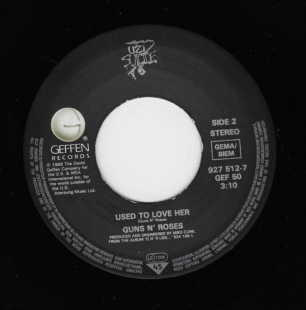 Guns N' Roses : Paradise City (7", Single)