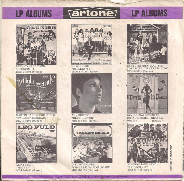 Ola & The Janglers : Let's Dance / Hear Me (7", Single)