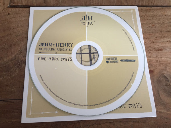 John Henry & The Fellow Associates : Five more days (CD, Promo, Car)