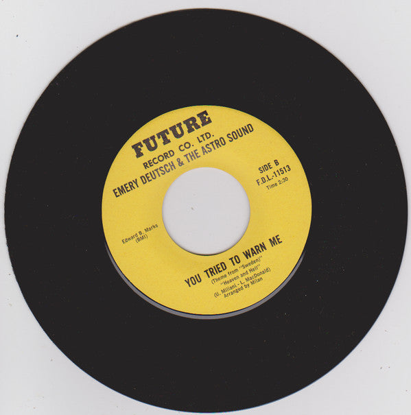 Emery Deutsch And The Astro Sounds : Controfigura La-la-la (7")