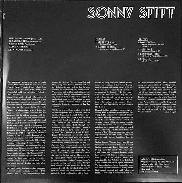 Howard McGhee / Sonny Stitt : Howard McGhee / Sonny Stitt (2xLP, Comp, RE)
