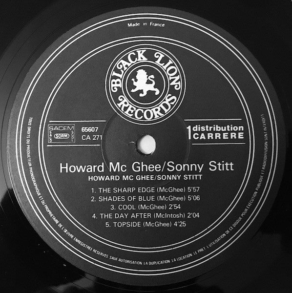 Howard McGhee / Sonny Stitt : Howard McGhee / Sonny Stitt (2xLP, Comp, RE)